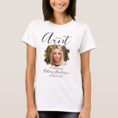 Ik ben de tante | Afstuderen foto T-Shirt (Voorkant)