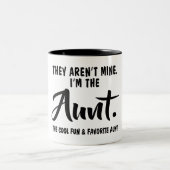 Ik ben de tante - de kool en favoriet tweekleurige koffiemok (Center)