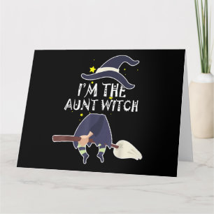 Ik ben de tante heks Halloween kostuums cadeaus Kaart