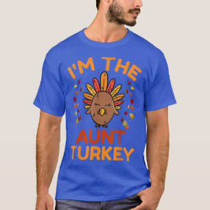 Ik ben de Tante Turkey Funny Family Matching Thank T-shirt