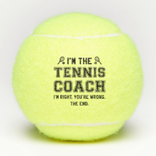 Ik ben de Tennis Coach Tennisballen