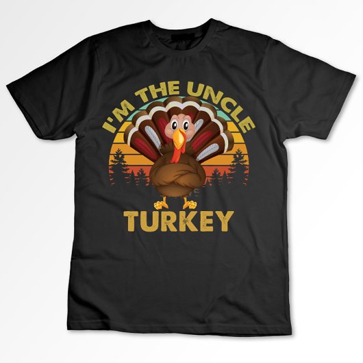 Ik ben de Thanksgiving van de familie Oom Turkije. T-shirt