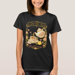 Ik ben de thee met sarcastische Britse humor T-shirt