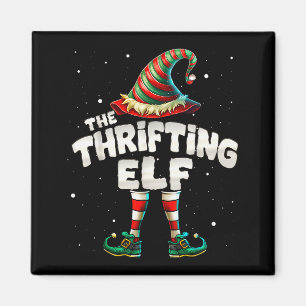 Ik ben de Thrifting Elf Familie Matching Groep Ker Magneet