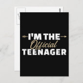 Ik ben de tiener 13e verjaardag briefkaart (Voorkant / Achterkant)