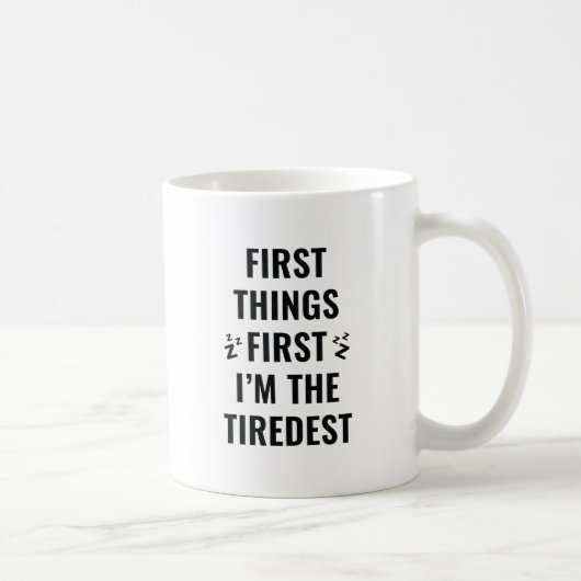 Ik ben de Tiredest Koffiemok (Rechts)