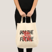 Ik ben de toekomst boodschappentas tote bag (Voorkant (product))