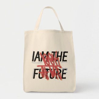 Ik ben de toekomst boodschappentas tote bag