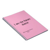 ik ben de toekomstige dokter Spiral Photo Notitieb Notitieboek (Rechterzijde)