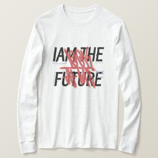 Ik ben de toekomstige hoodie t-shirt (Design voorkant)