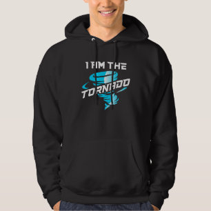 Ik Ben De Tornado Ik Orkaan Storm Wind Weer Weer Hoodie