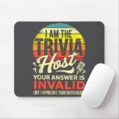 Ik ben de Trivia Host - Grappige Host Trivia Night Muismat (Met muis)