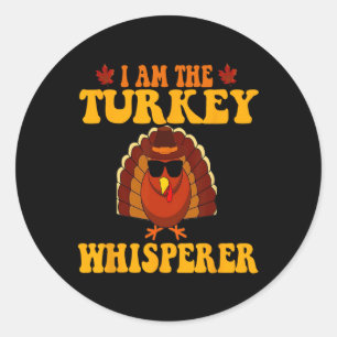 Ik ben de Turkije fluisteraar Turkije jacht minnaa Ronde Sticker