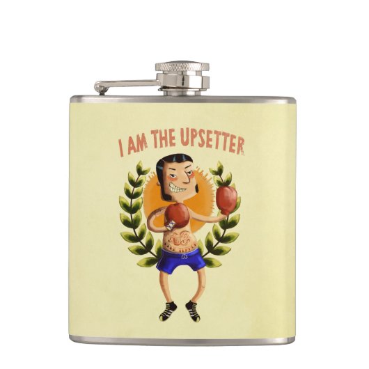 Ik ben de Upsetter Heupfles (Voorkant)