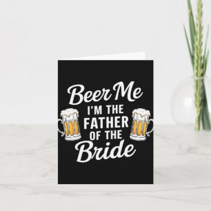 Ik ben de vader van de Bride grappige Drink.. Kaart