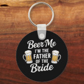 Ik ben de vader van de Bride grappige Drink.. Sleutelhanger (Voorkant)