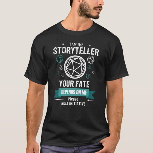 Ik ben de verhalenverteller t-shirt (Voorkant)