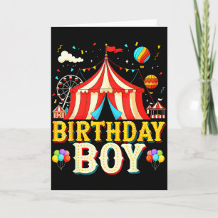 Ik ben de verjaardagscircus Carnaval Thema Feest B Kaart