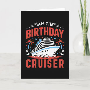 Ik ben de verjaardagscruiser Leuke cruise vakantie Kaart