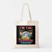 Ik ben de verjaardagscruiser Vakantie Tote Bag (Achterkant)