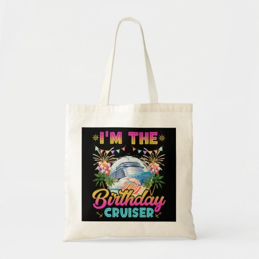 Ik ben de verjaardagscruiser Vakantie Tote Bag (Voorkant)