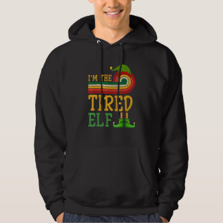 Ik ben de vermoeide elf-matchinggroep kerstfeest P Hoodie
