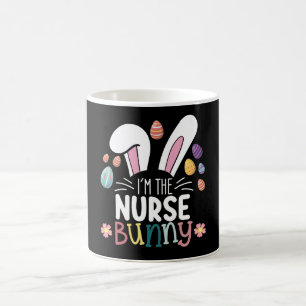 Ik ben de verpleegster Bunny Pasen Matching Koffiemok