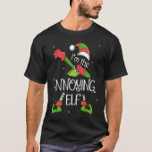 Ik ben de vervelende elf die sinterklaas dabbelt v t-shirt (Voorkant)