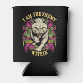 Ik ben de vijand binnen Harris Walz 2024 Blikjeskoeler (Voorkant)