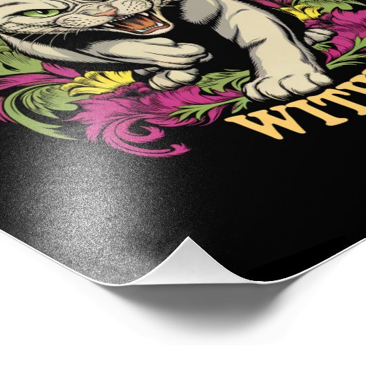 Ik ben de vijand binnen Harris Walz 2024 Foto Afdruk (Hoek)