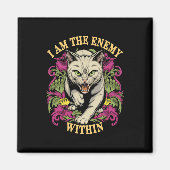 Ik ben de vijand binnen Harris Walz 2024 Magneet (Voorkant)