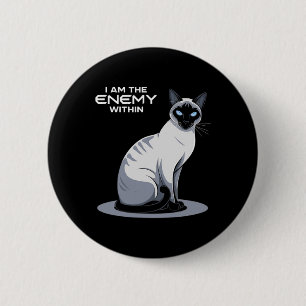 Ik ben de vijand binnen het stemmen voor Trump 202 Ronde Button 5,7 Cm