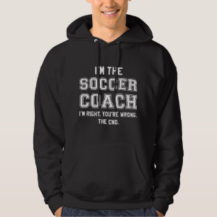 Ik ben de Voetbal coach Hoodie