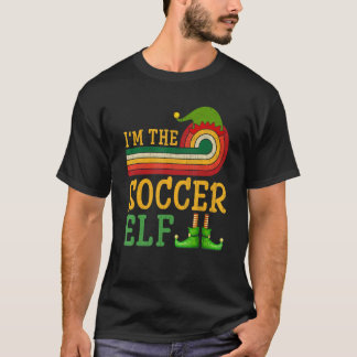 Ik ben de Voetbal Elf Matching Groep Kerstfeest  T-shirt