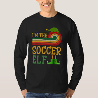 Ik ben de Voetbal Elf Matching Groep Kerstfeest  T-shirt