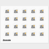 Ik ben de volgende partij ronde sticker (Vel)