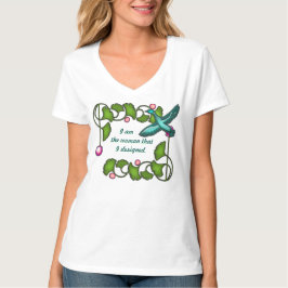 Ik ben de vrouw t-shirt