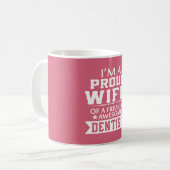 IK BEN DE VROUW VAN DENTIST KOFFIEMOK (Voorkant links)