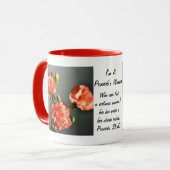 Ik ben de vrouw van een spreekwoord. mok (Voorkant links)