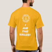 Ik ben de waardejas t-shirt (Achterkant)