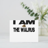Ik ben de Walrus Briefkaart (Staand voorkant)
