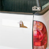 Ik BEN de Walrus Bumpersticker (Op Truck)