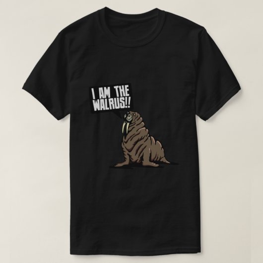 Ik ben de walrus! Klassieke T-Shirt (Design voorkant)