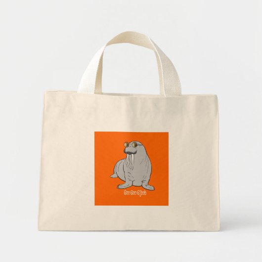 Ik ben de Walrus Mini Tote Bag (Voorkant)
