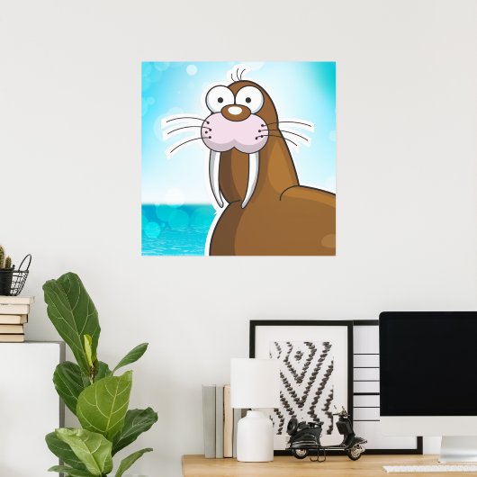 Ik ben de Walrus Poster (Thuiskantoor)