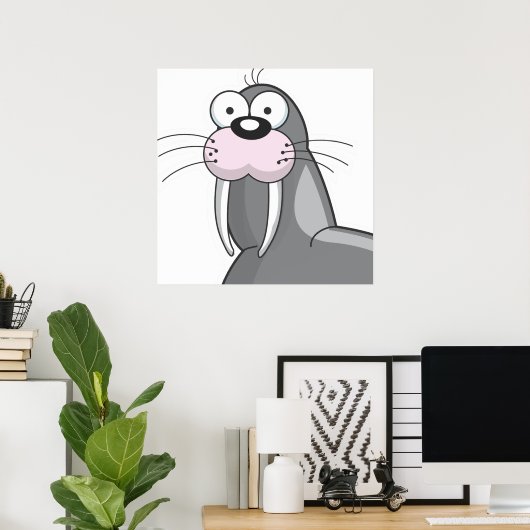 Ik ben de Walrus Poster (Thuiskantoor)
