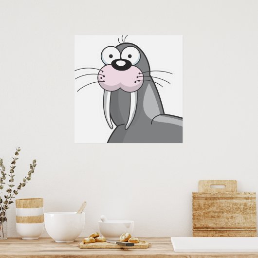 Ik ben de Walrus Poster (Keuken)