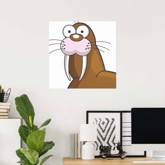 Ik ben de Walrus Poster (Thuiskantoor)