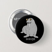 Ik ben de Walrus Ronde Button 5,7 Cm (Voorkant /achterkant)