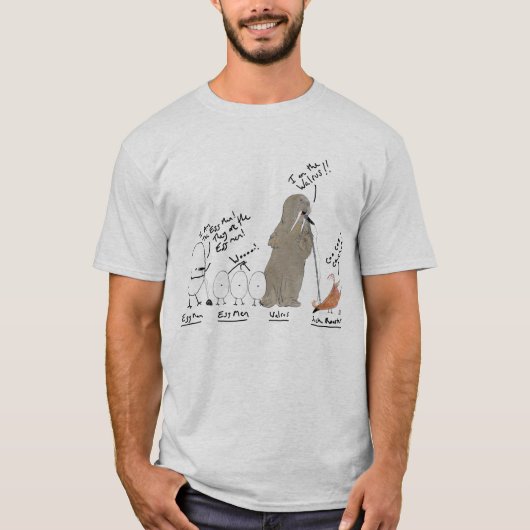 Ik ben de walrus t-shirt (Voorkant)